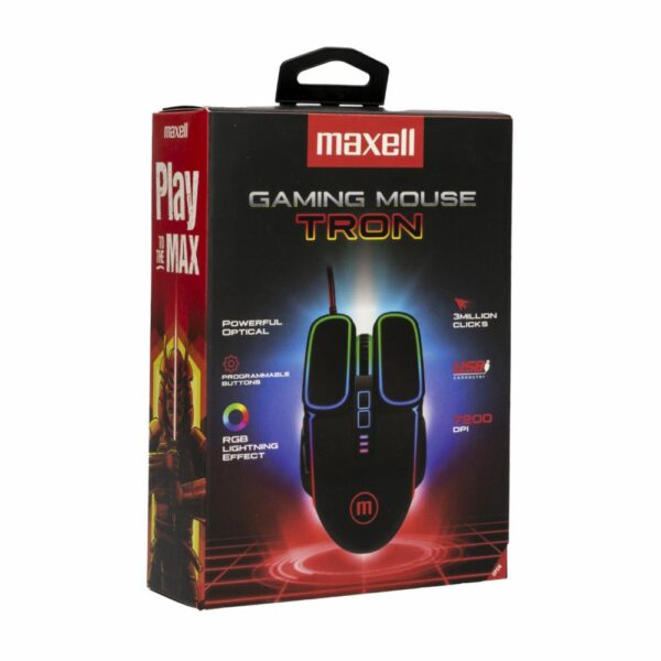 Mouse Gaming Tron MAXELL Con Cable - Imagen 2