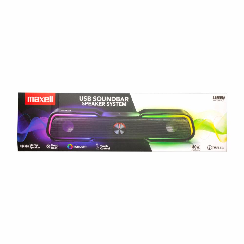 Barra De Sonido USB SS-L900 MAXELL Iluminación RGB - Imagen 2