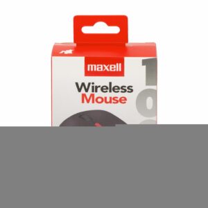 Mouse Wireless Conexión USB 1600 DPI Negro MAXELL Inalámbrica