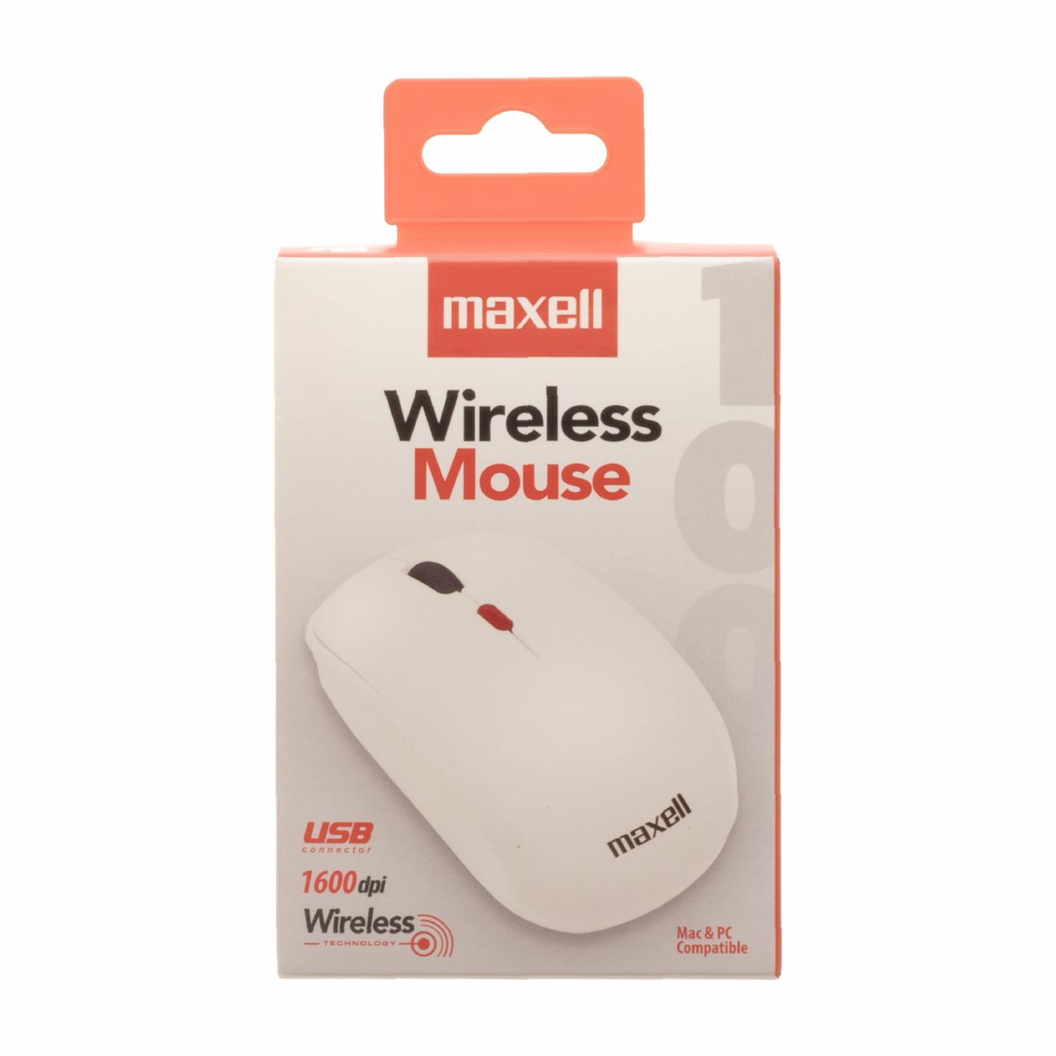 Mouse Óptico Blanco MAXELL Wireless