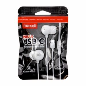Audífonos In Bax Usb C 348595 MAXELL Con Cable