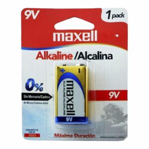 Batería Alcalina Tipo 9V MAXELL Unidad