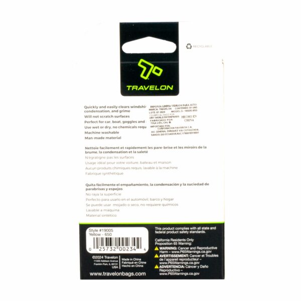 Esponja Automotriz Para Limpieza TRAVELON Unidad - Imagen 3