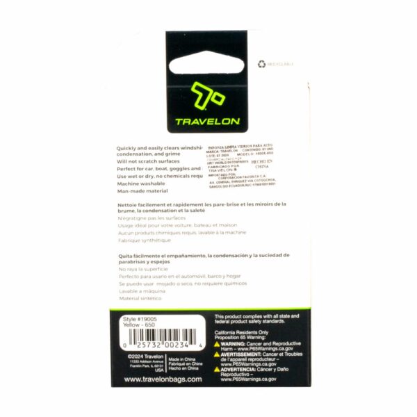 Esponja Automotriz Para Limpieza TRAVELON Unidad - Imagen 3