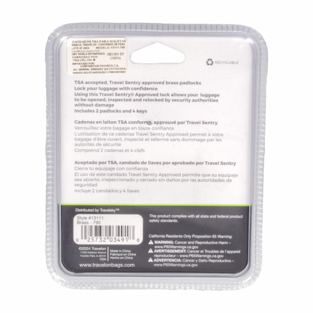 Candado Para Maleta TRAVELON Unidad - Imagen 2
