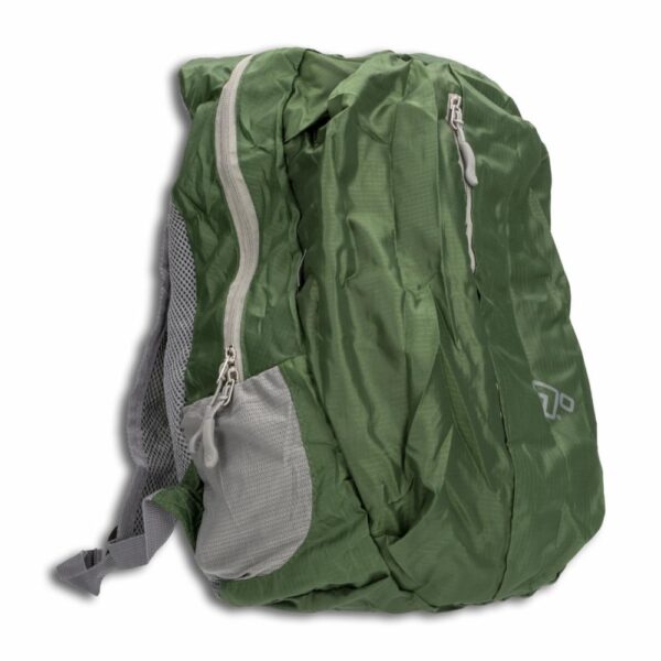 Mochila Deportiva Colapsable Color Verde TRAVELON Unidad - Imagen 5