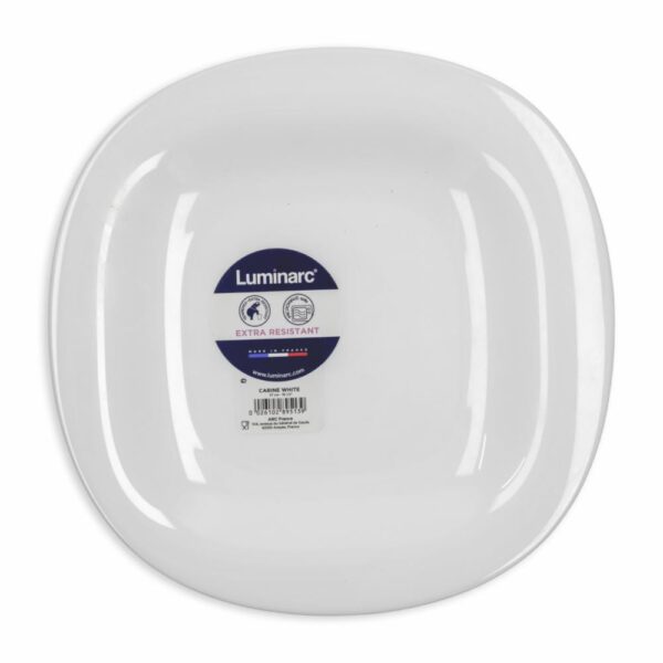 Plato Pando Blc-Carine-Tempered. LUMINARC De 26 Cm - Imagen 2