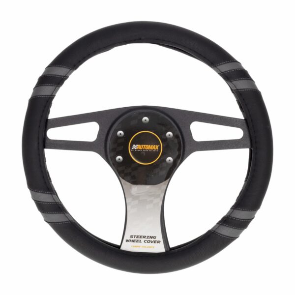 Cubre Volante Negro Gris 04 AUTOMAX Unidad