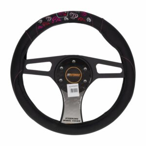 Cubre Volante Diseño Para Dama Color Negro 01 AUTOMAX Unidad