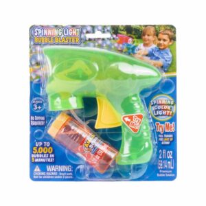 Pistola De Burbujas PLACO TOYS INTERNATIONAL,LIMETED Azul Verde