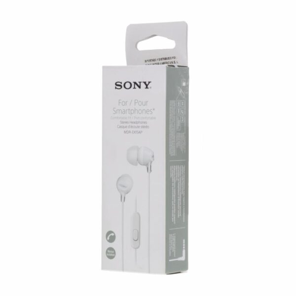 Audífonos For Smartphones MDR-EX15APWZUC SONY Con Cable - Imagen 2