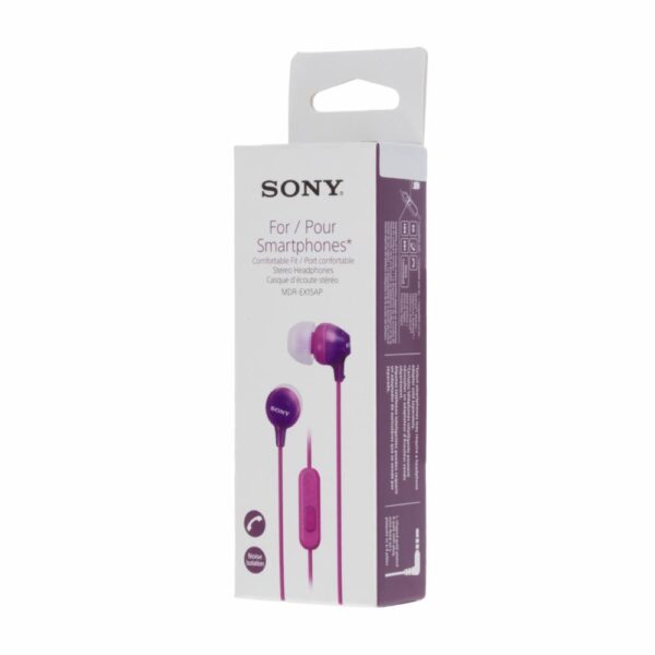 Audífonos For Smartphones MDR-EX15APVZUC SONY Con Cable - Imagen 2