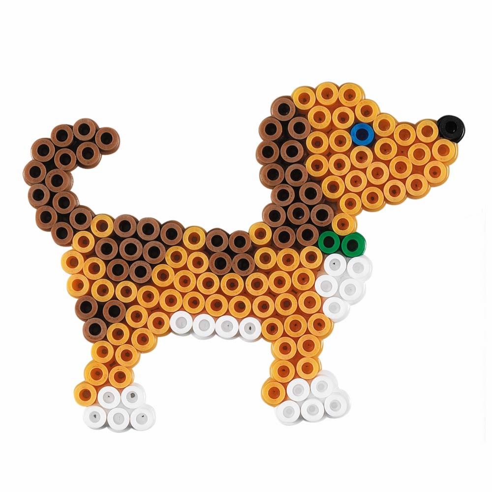 Set De Beads En Bote Perritos Y Figuras HAMA 7000 Piezas - Imagen 2