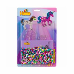 Set De Beads Caballo Y Unicornio HAMA 2000 Piezas