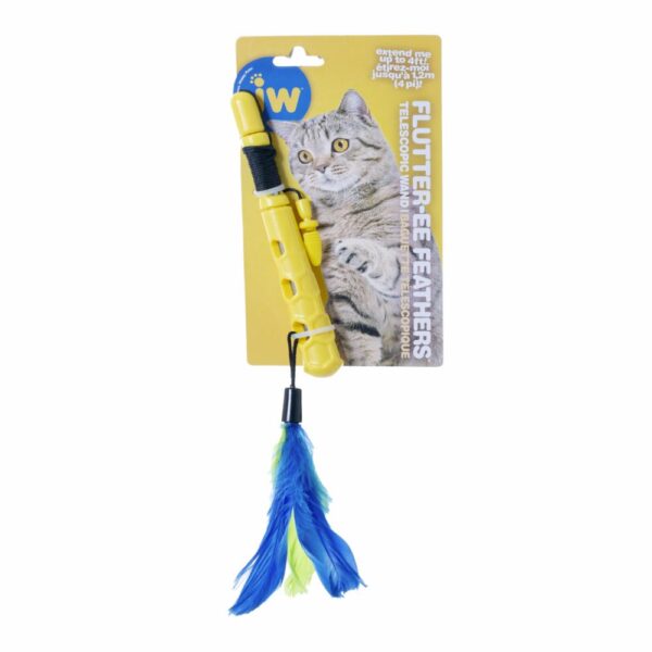 Juguete Para Mascota Plumas Cat Telescopic JW Unidad