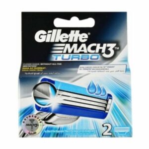 Repuesto Afeitadora Caballero Mach 3 Turbo GILLETTE X 2 Uds