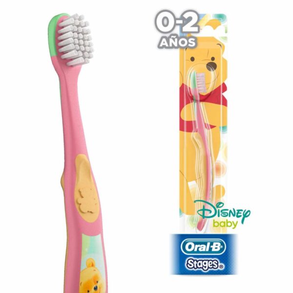 Cepillo Dental Infantil Baby Einste Stages 2-24 Meses ORAL B Unidad - Imagen 3