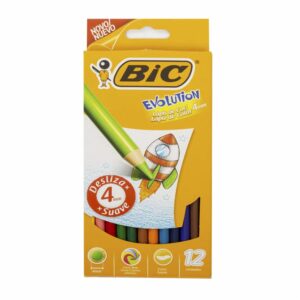 Lápices Colores Evolution 4Mm BIC X 12 Uds
