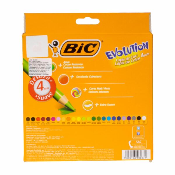Lápiz De Color 4Mm BIC X24 Uds - Imagen 2