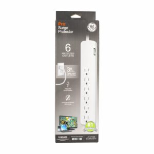 Protector Eléctrico De Sobrevoltaje 6 Salidas GE Unidad