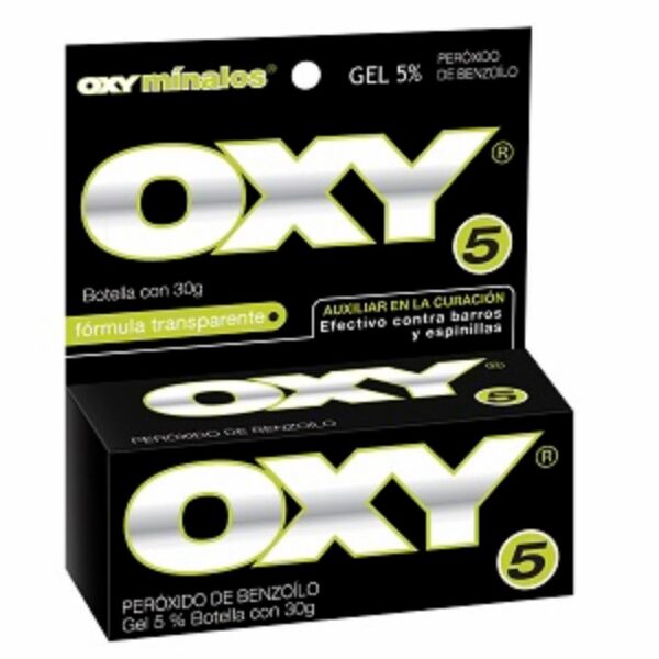 Tratamiento Para Granos En Gel De Transparente OXY 30 G