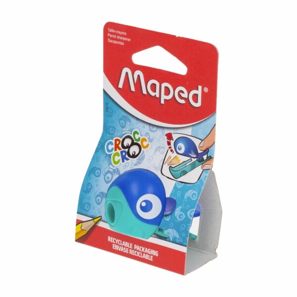 Sacapuntas Un Orificio Con Deposito Diseño Croc Croc MAPED Unidad