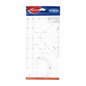 Juego Geométrico Kit De Trazado MAPED X 4 Uds