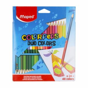 Lapices De Colores Peps Duo Bicolor MAPED X 24 Uds