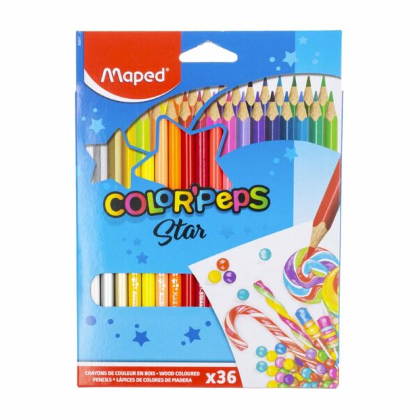 Lápices Color Peps MAPED 36 Colores