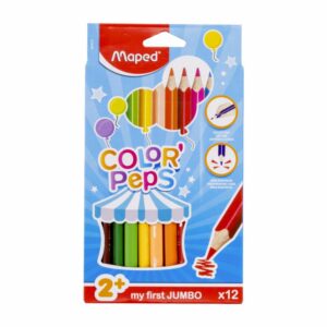 Lápiz Color Jumbo MAPED X 12 Uds