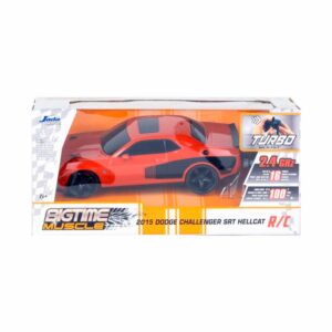 Vehículo R/C 1:24 Dodge Challenger Srt Hellcat JADA TOYS CO.LTD. Usa Pilas AA x 2 Y AAA x 3
