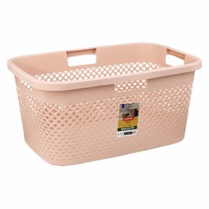 Canasta De Lavandería Pure Color Rosa CURVER 47 Litros