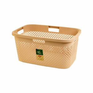 Canasta De Lavandería Pure Color Rosa CURVER 47 Litros