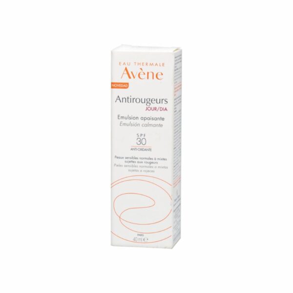 Crema Facial Antirojeces Emulsión Con Factor De Protección Solar 30 AVÈNE 40 Ml - Imagen 3