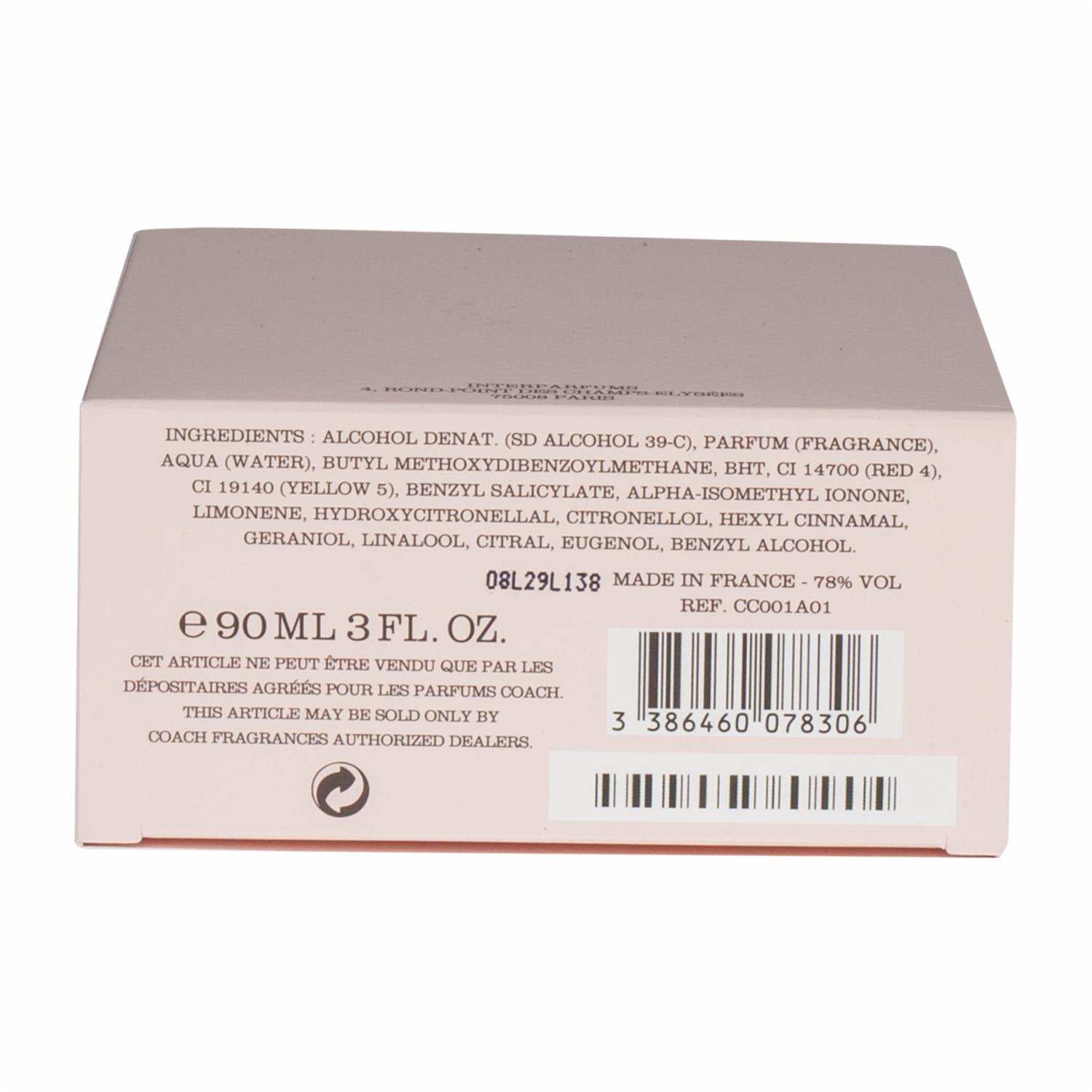 Fragancia Para Dama Woman COACH EDP 90 Ml - Imagen 5