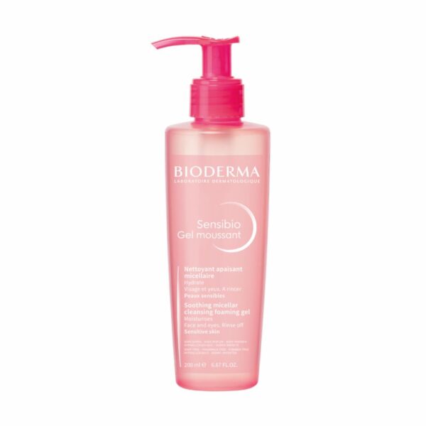 Gel Limpiador Piel Sensible Sensibio Moussant BIODERMA 200 Ml