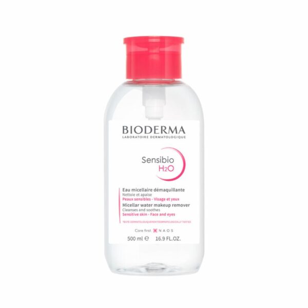 Agua Micelar Piel Sensible Sensibio H2O Dispensador BIODERMA 500 Ml