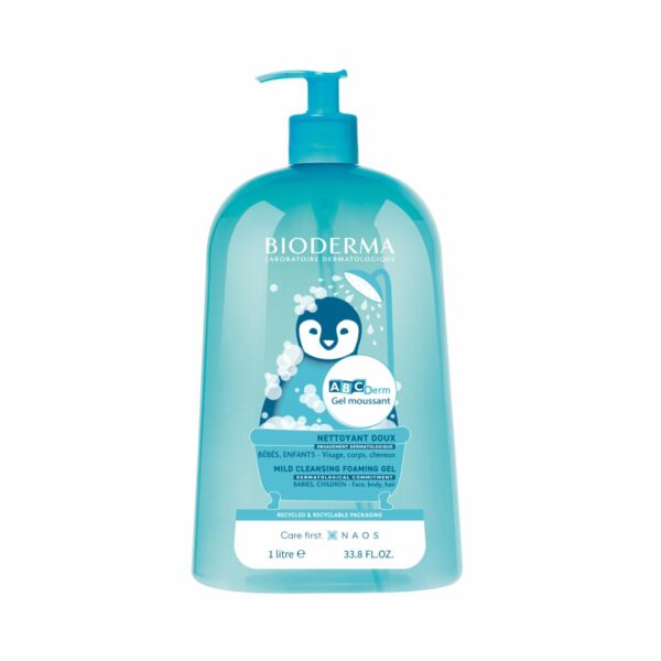 Gel Limpiador ABCDerm Moussant BIODERMA 1000 Ml