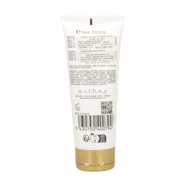 Crema De Manos Hidratante Jasmín Secret JEANNE EN PROVENCE 75 Ml - Imagen 2