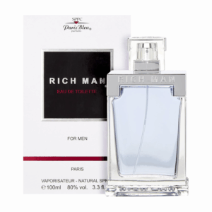 Fragancia Para Caballero Rich Man PARIS BLEU EDT 100 Ml