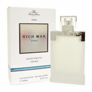 Fragancia Para Caballero Paris Bleu Rich Man Aqua Man Hombre PARIS BLEU EDT 100 Ml