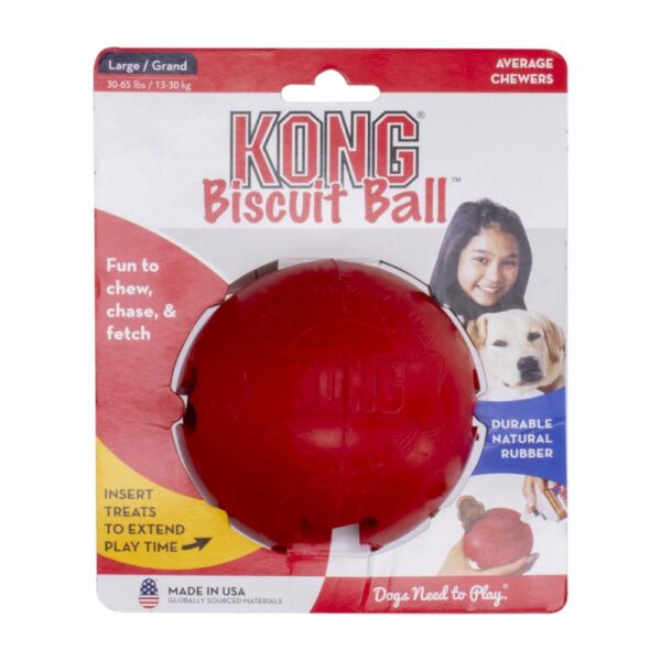 Pelota Para Mascota De Caucho Porta Snack MASTER KONG Unidad