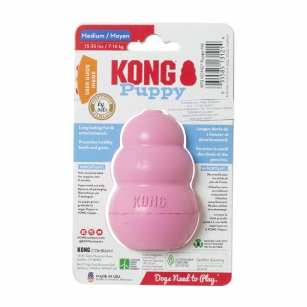 Juguete Para Cachorros Varios Colores MASTER KONG Grande - Imagen 2