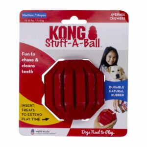 Juguete Para Perro De Caucho Limpia Dientes KONG Mediano