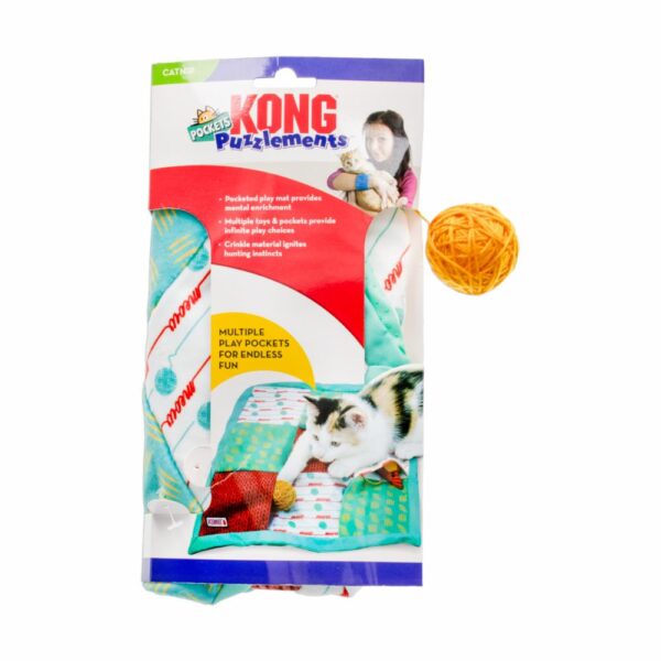 Juguete Para Gato Puzzlements Pockets MASTER KONG Mediano - Imagen 2