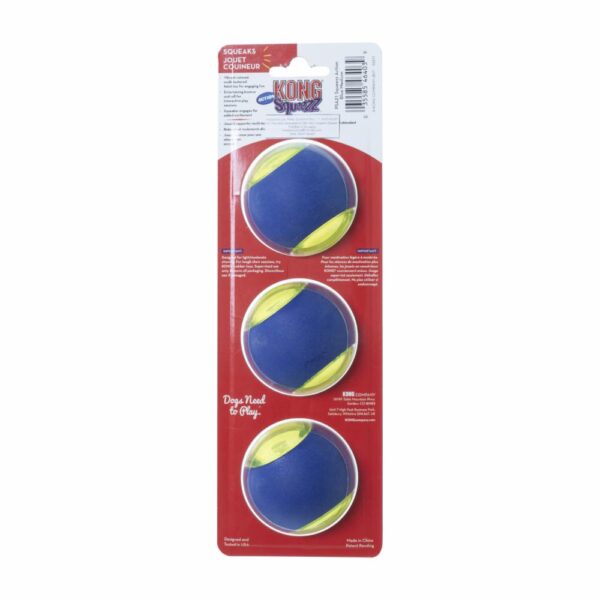 Pelota De Goma Con Sonido Azul X 3 Uds MASTER KONG Pequeño - Imagen 2