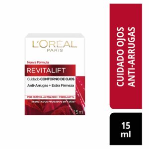 Contorno De Ojos Anti Arrugas + Extra Firmeza Revitalift L´ORÉAL 15 Ml