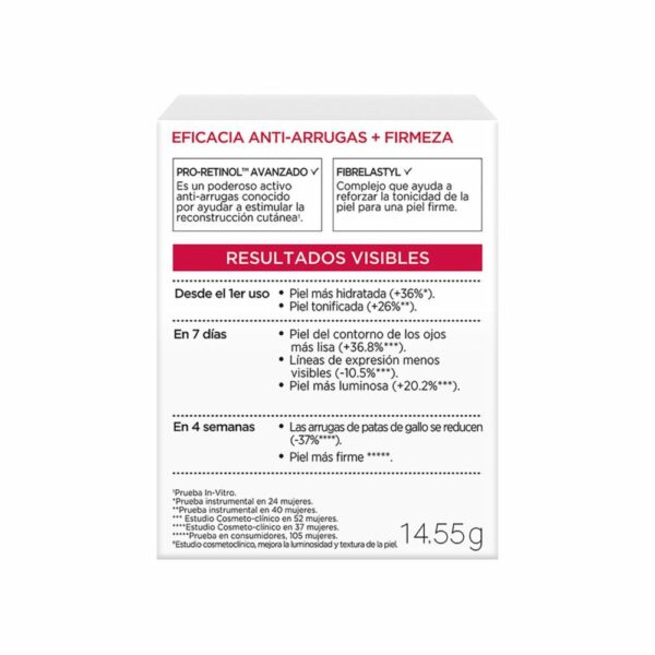 Contorno De Ojos Anti Arrugas + Extra Firmeza Revitalift L´ORÉAL 15 Ml - Imagen 5
