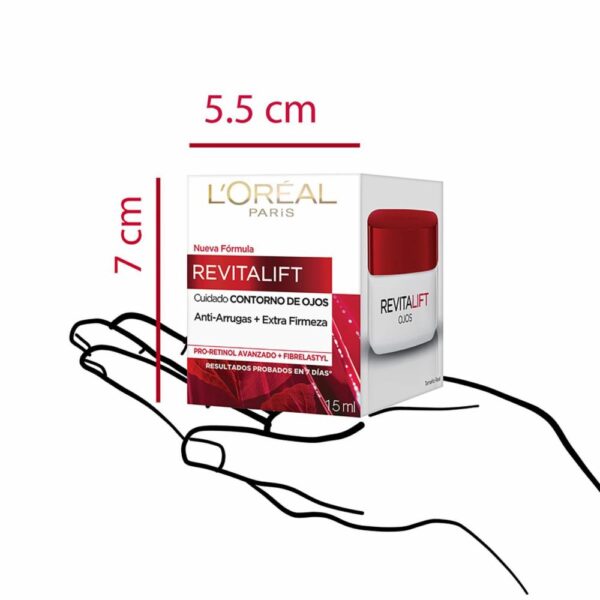 Contorno De Ojos Anti Arrugas + Extra Firmeza Revitalift L´ORÉAL 15 Ml - Imagen 6