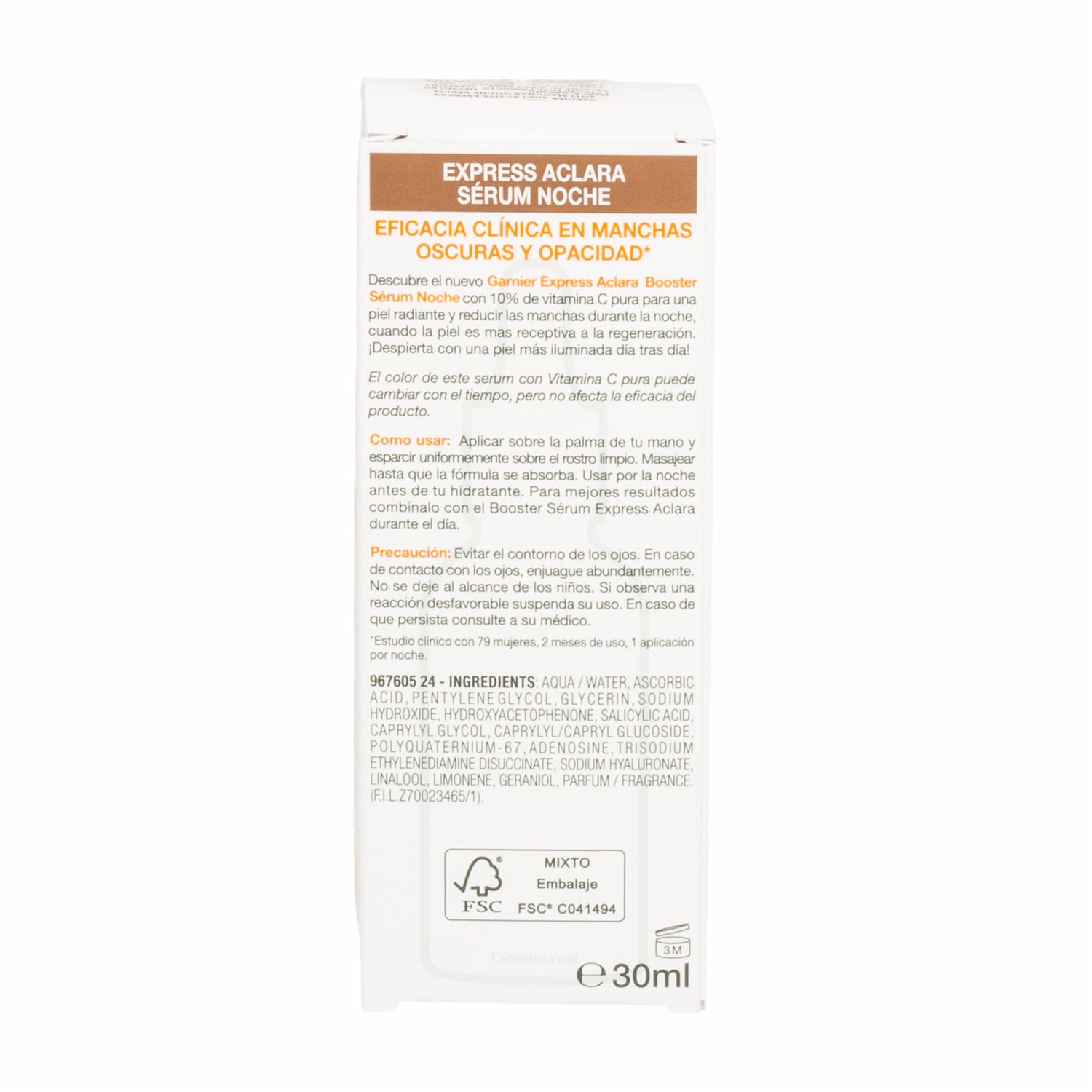 Serum Facial Skin Active Express GARNIER SKIN ACTIVE 30 Ml - Imagen 2